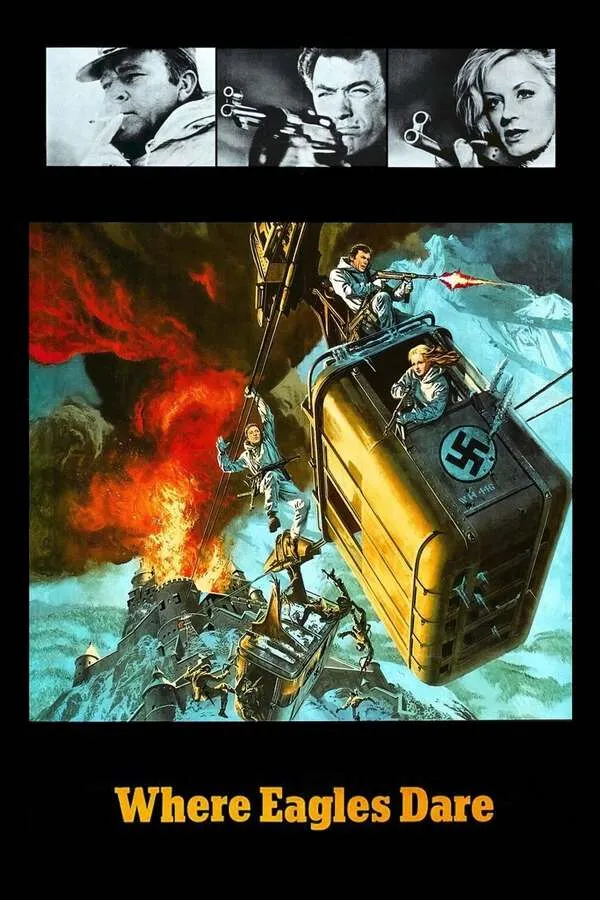 Poster for the 1968 film Where Eagles Dare