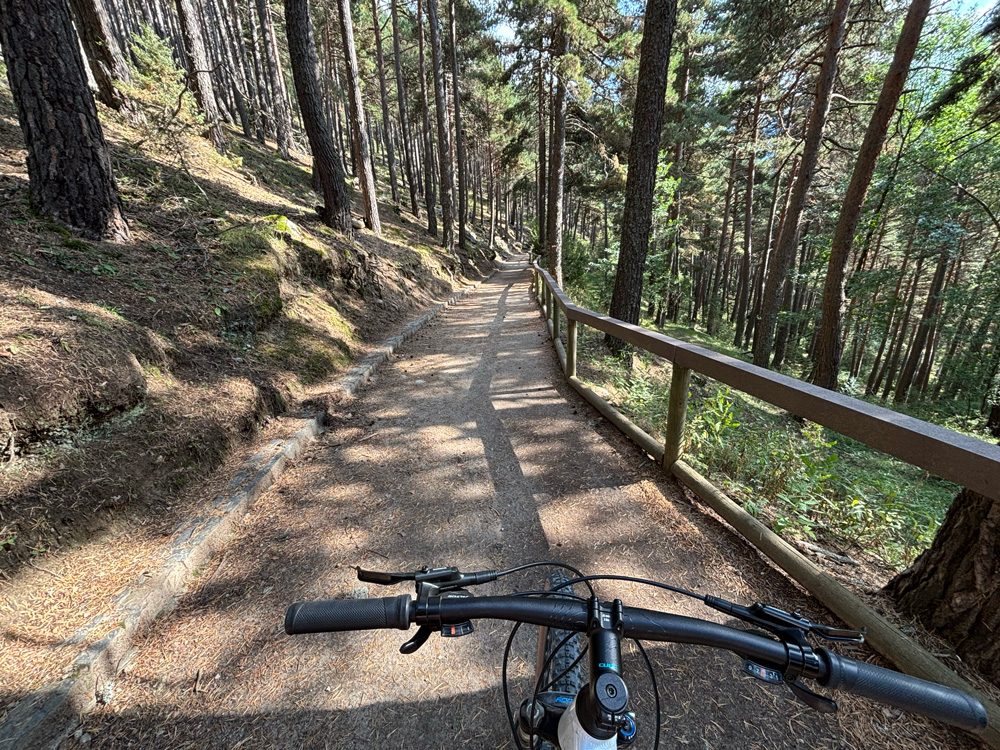 Niall Doherty cycling in Andorra